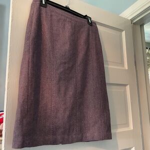 Wool lined shades of lilac skirt